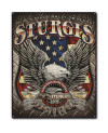 Plechová cedule Sturgis Eagle 30 cm x 38 cm