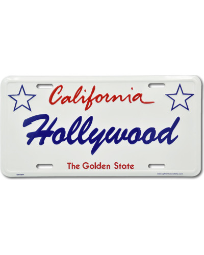 Americká SPZ Hollywood California