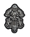 Moto nášivka Gorilla on Bike XXL na záda 28 cm x 20 cm
