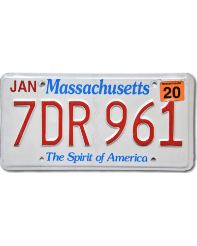 Americká SPZ Massachusetts - The Spirit of America