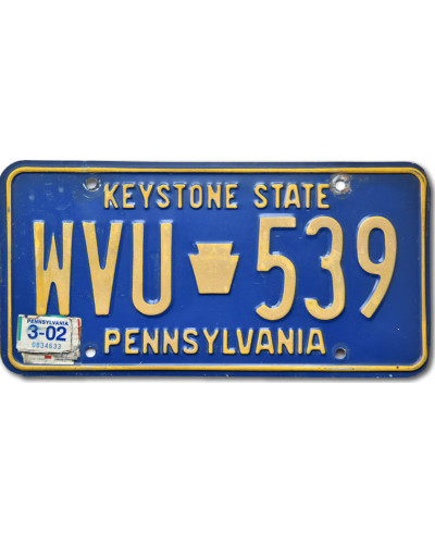 Americká SPZ Pennsylvania Keystone State