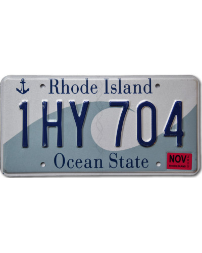 Americká SPZ Rhode Island Ocean State 1HY 704