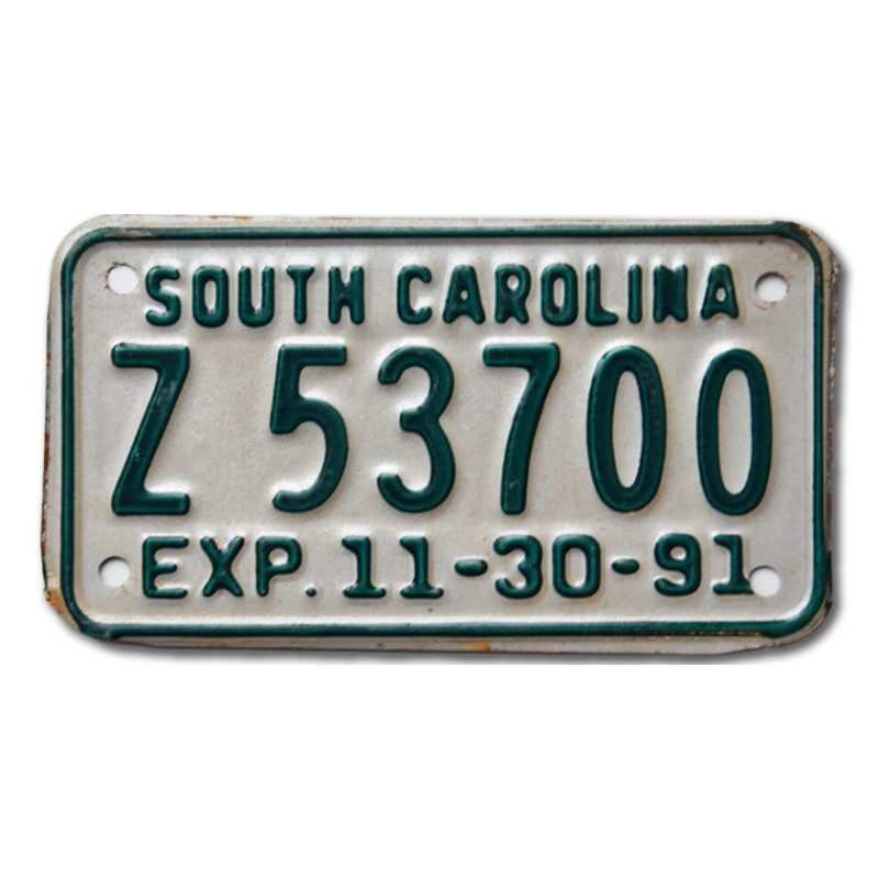 Moto americká SPZ South Carolina  Z53700