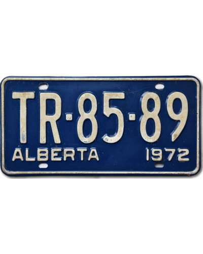 Kanadská SPZ Alberta 1972 Blue TR-85-89