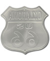 Plechová cedule Route 66 Oklahoma Shield 30cm x 30cm