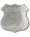 Plechová cedule Route 66 New Mexico Shield embosovaná