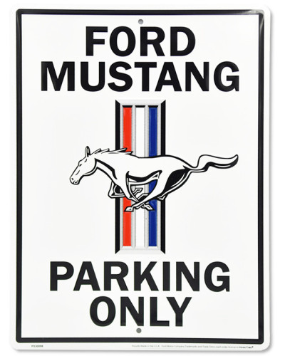 Plechová cedule Ford Mustang Parking 30 cm x 40 cm