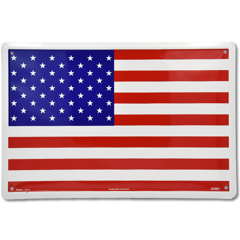Plechová cedule vlajka USA 45cm x 30cm