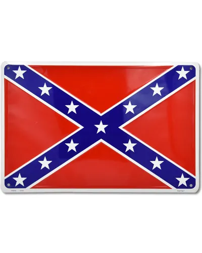 Plechová cedule Confederate Flag 45 cm x 30 cm