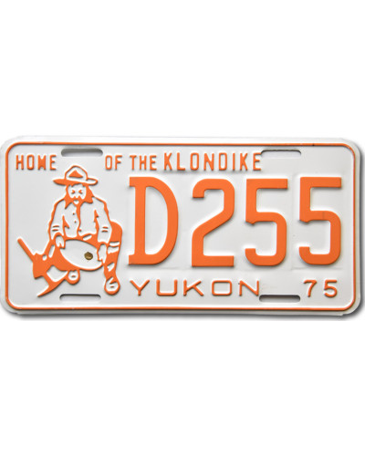 Kanadská SPZ Yukon 1975 The Klondike D255