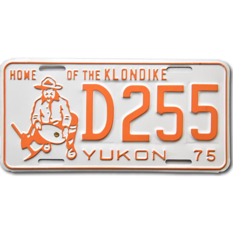 Kanadská SPZ Yukon 1975 The Klondike D255