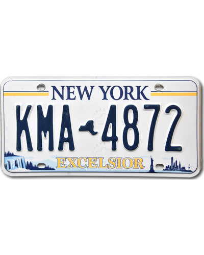 Americká SPZ New York Excelsior KMA 4872