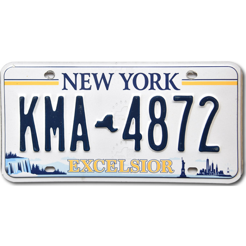 Americká SPZ New York Excelsior KMA 4872