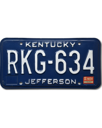 Americká SPZ Kentucky Jefferson RKG-634