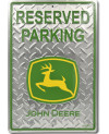 Plechová cedule John Deere Reserved 45 cm x 30 cm