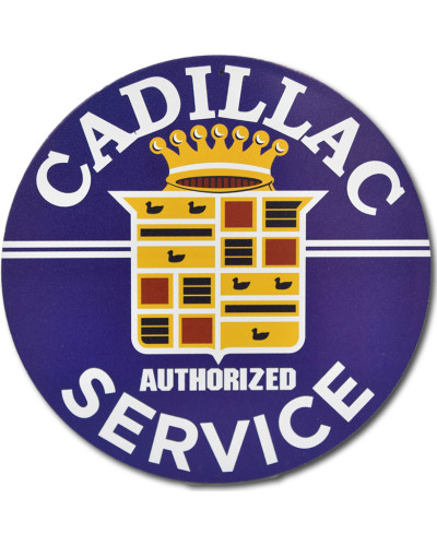 Plechová cedule Cadillac service 30 cm