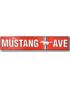 Plechová cedule Ford Mustang Avenue 60 cm x 13 cm