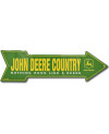 Plechová cedule John Deere Country arrow 15 cm x 50 cm