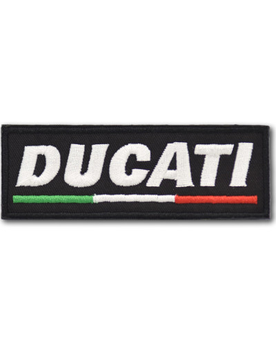 Moto nášivka Ducati tricolor 9 cm x 3 cm