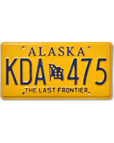 Americká SPZ Alaska Last Frontier KDA 475