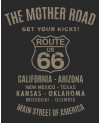 Pánské tričko The Mother Road Route 66 černédetail