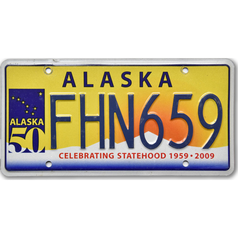 Americká SPZ Alaska 50 Statehood FHN659