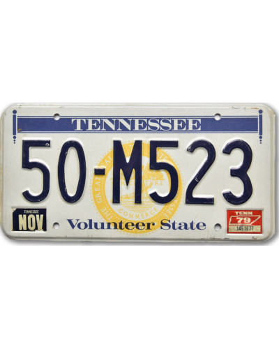 Americká SPZ Tennessee Volunteer State 50-M523