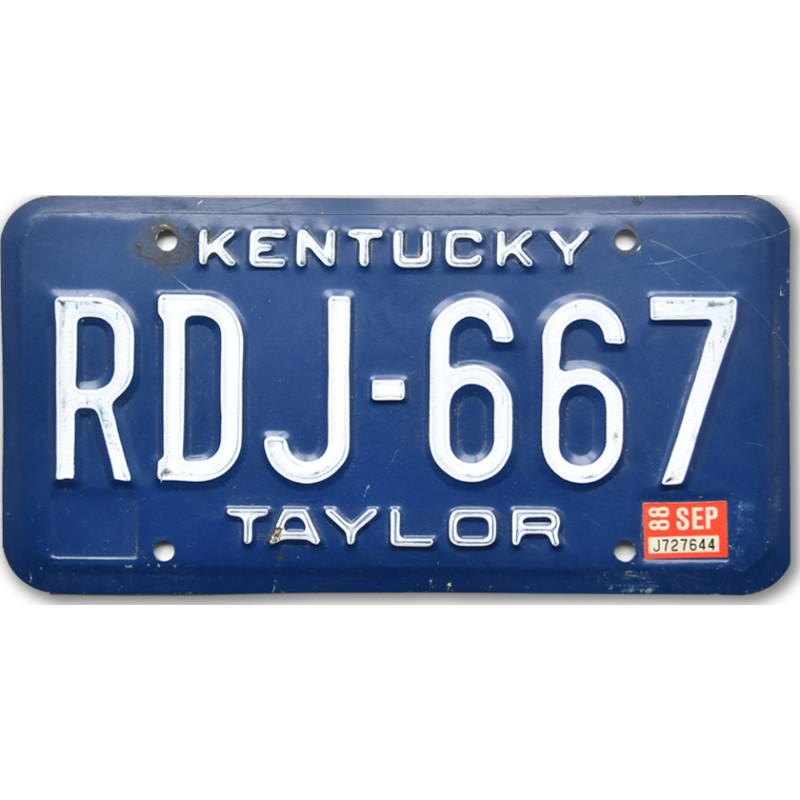 Americká SPZ Kentucky Blue Taylor RDJ-667
