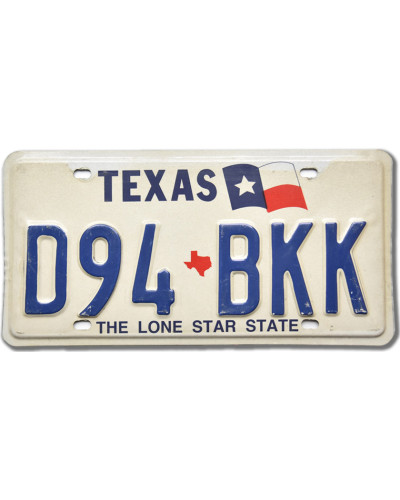Americká SPZ Texas Flag The Lone Star D94-BKK