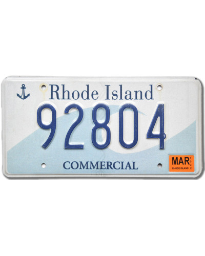 Americká SPZ Rhode Island 92804