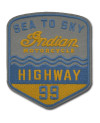 Moto nášivka Indian Motorcycle Sea to Sky 10 cm x 9 cm