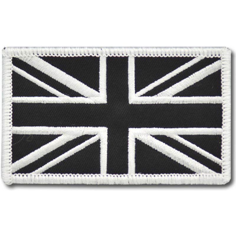 Moto nášivka British flag BW 8 cm x 5 cm