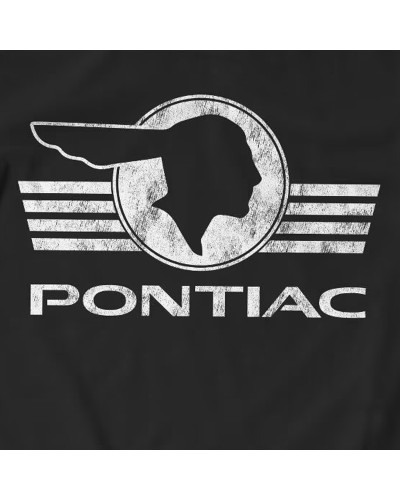 Pánské tričko Pontiac Retro logo černé d