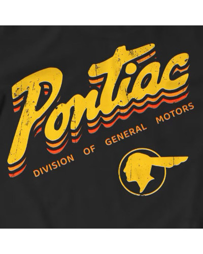 Pánské tričko Pontiac Division of GM černé d