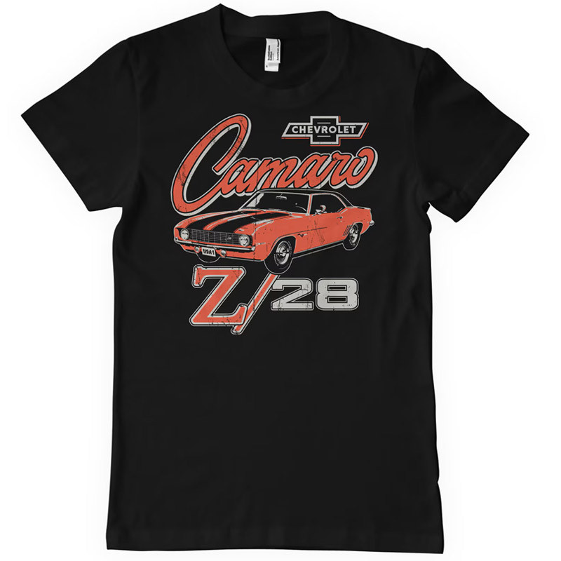 Pánské tričko Chevrolet Camaro Z 28 černé