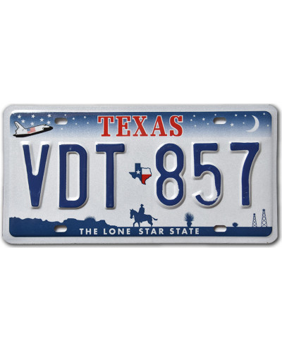 Americká SPZ Texas Horse VDT-857