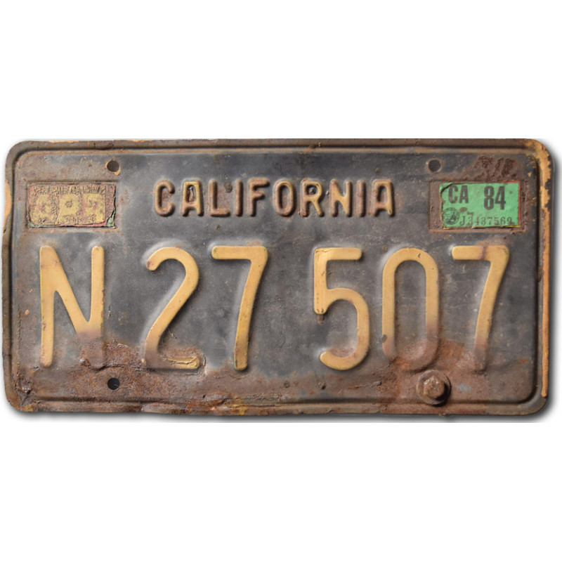 Americká SPZ California 1963 Black N 27 507