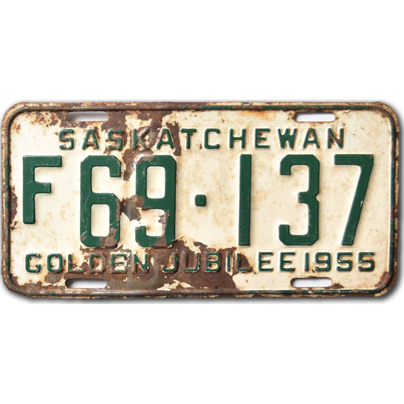 Kanadská SPZ Saskatchewan 1955 Golden Jubilee F69-137