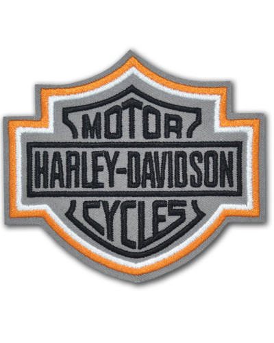 Moto nášivka Harley Davidson Logo reflexní 10 cm x 9 cm