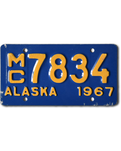 Moto americká SPZ Alaska 1967 Blue MC 7834