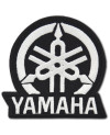 Moto nášivka Yamaha logo white 7 cm x 7 cm