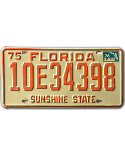 Americká SPZ Florida 1975 Sunshine State 10E34398