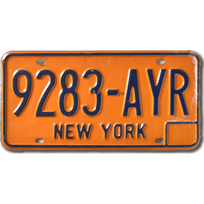 Americká SPZ New York Yellow 9283-AYR