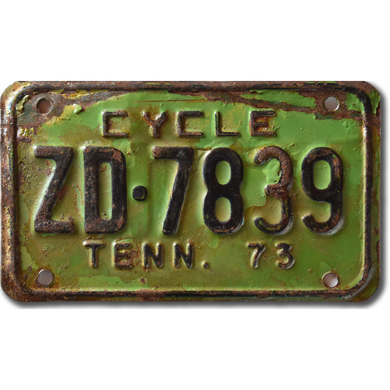 Moto americká SPZ Tennessee 1973 ZD-7839
