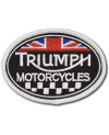 Moto nášivka Triumph Oval 8 cm x 5 cm
