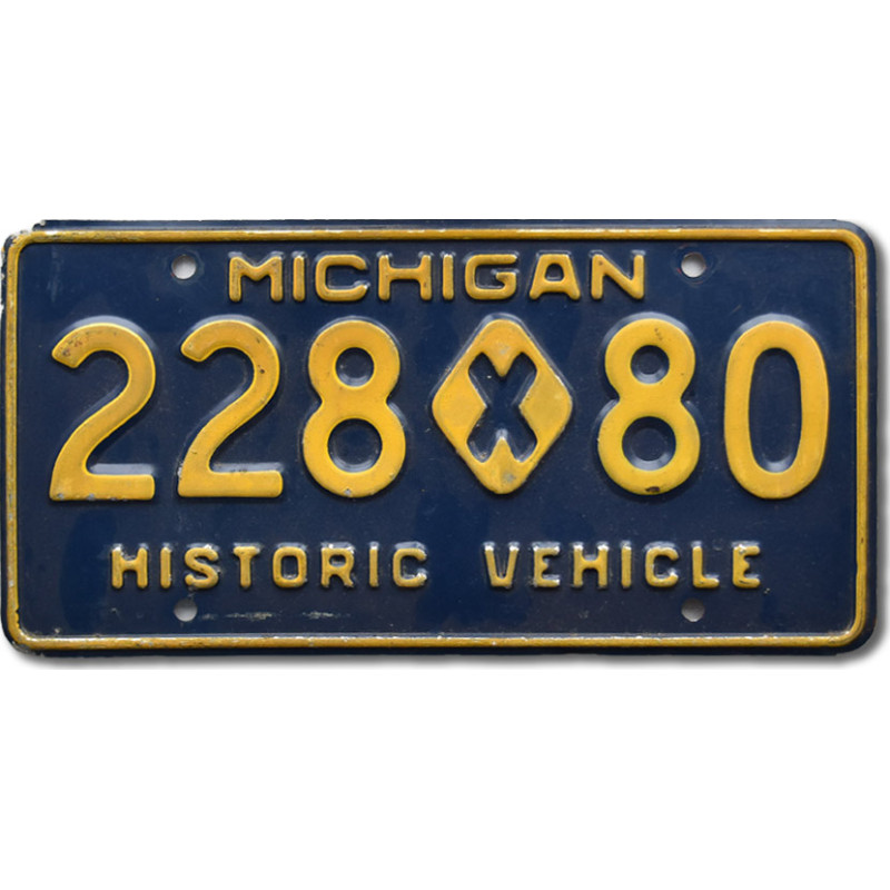 Americká SPZ Michigan Historic Vehicle 228-80