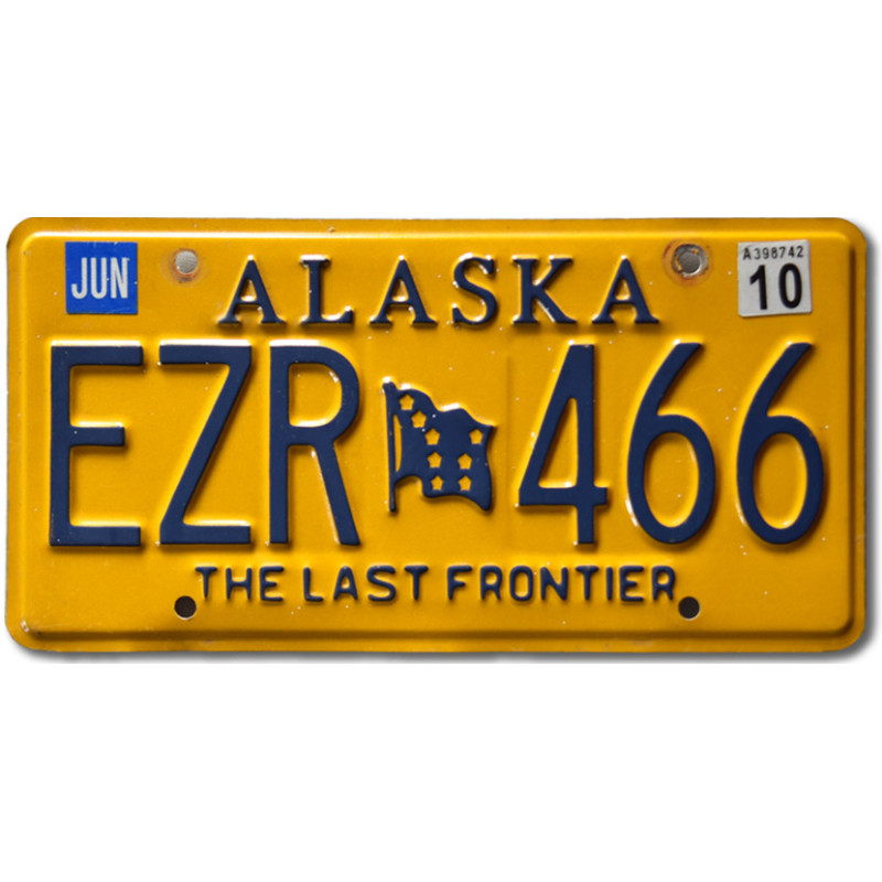 Americká SPZ Alaska Last Frontier EZR 466