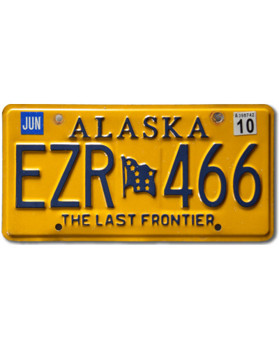 Americká SPZ Alaska Last Frontier EZR 466