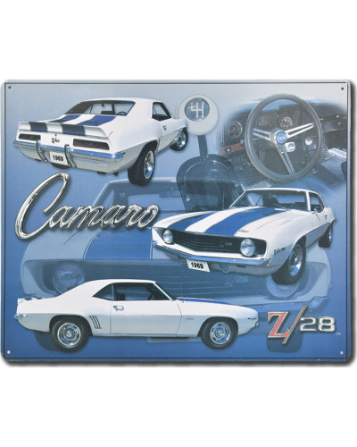 Plechová cedule Chevrolet Camaro Z28 30 cm x 38 cm