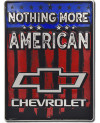 Plechová cedule Chevrolet Nothing More 40 cm x 30 cm